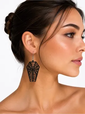 Halloween Earrings Black thumbnail 1