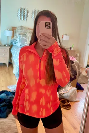 Under Armour Neon Long Sleeve Workout Quarter Zip thumbnail 4