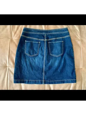 Christopher & Banks Denim Jean Skirt thumbnail 2