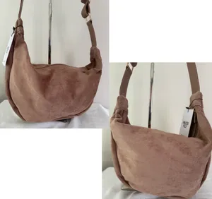 Princess Polly taupe faux suede crossbody thumbnail 8