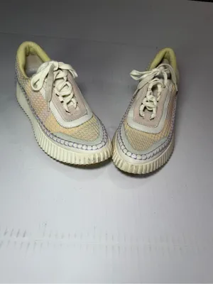 Dolce Vita Cream Sneakers with Pastel Yellow and Lavender Accents thumbnail 6