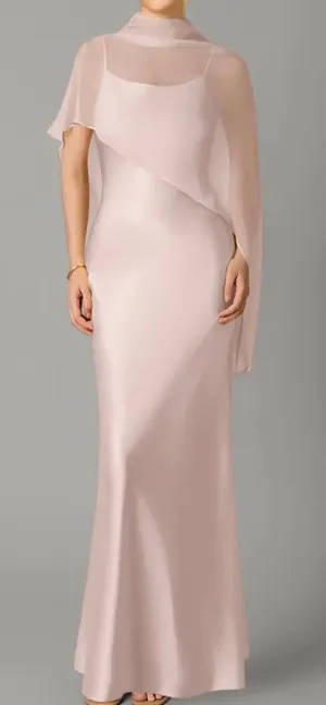 Azazie Blushing Pink Bridesmaid Dress thumbnail 1