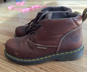Dr. Martens Industrial Steel Toe Brown Leather Work Boots FXW/S1 Womens 7 UK 5 thumbnail 1