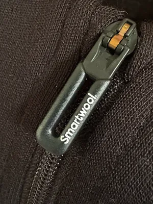 NWT SmartWool Sport 250 Merino Long Sleeve 1/4 Zip Top Black Grey Size Small thumbnail 6