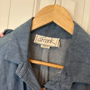 D.‎ Frank Denim Belted Jumpsuit Size 8 Blue thumbnail 10