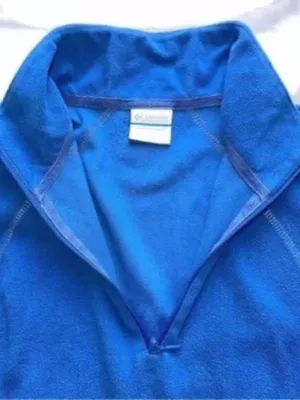 Columbia Women's Blue 1/4 Zip Pullover Sweater thumbnail 5