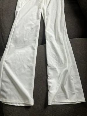 White Flare Pants thumbnail 1