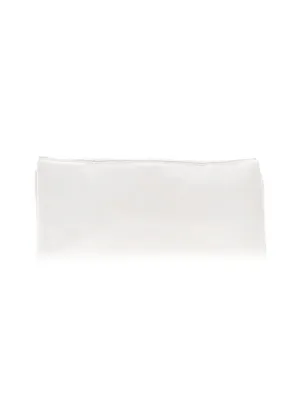 Twine and Love White Beaded Scallop Evening Clutch Crossbody Bag thumbnail 3