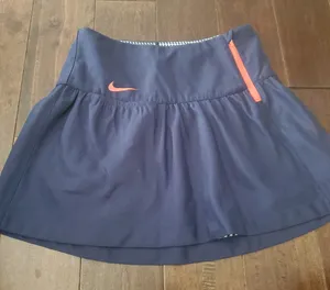 Nike Women's Navy and Orange Golf Skirt Size 0 thumbnail 1