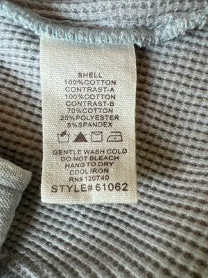 Mystree Light Gray Waffle-Knit Hooded Button Shirt floral detail removable hood thumbnail 7