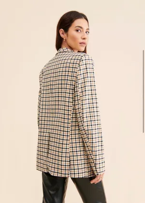 Sister Jane Fringe Plaid Blazer thumbnail 2