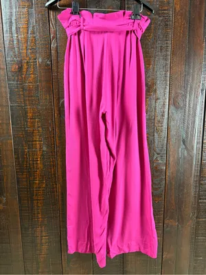 Lucy Paris High-Rise Paperbag Wide-Leg Pants - XS thumbnail 6