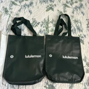 Lululemon Marine Layer Sustainable Tote Bag Set Three Trio Small Green Pool thumbnail 3