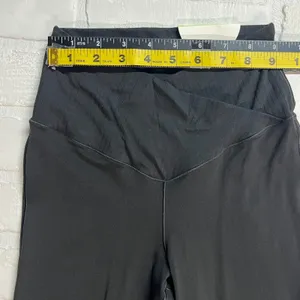 Aerie Offline Real Me Super Flare Crossover Hi-Rise Leggings Womens‎ Small Black thumbnail 3
