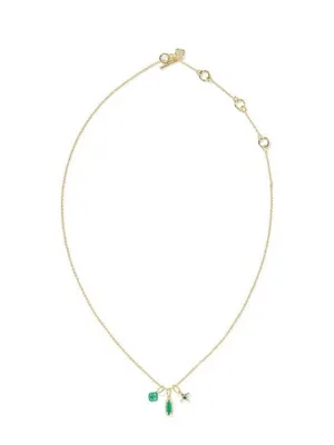 Kendra Scott Emma Green Multi-Charm Necklace New thumbnail 4