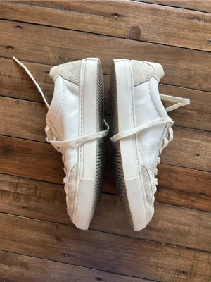 Tory Burch Bari Nappa Colorblock White Sneakers 9.5 thumbnail 4