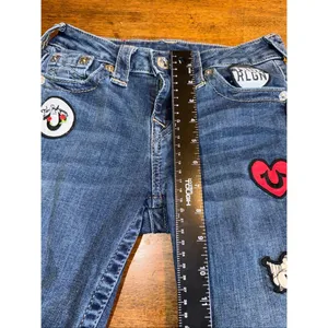 Vintage True Religion Super Skinny Patchwork Jeans‎ thumbnail 6