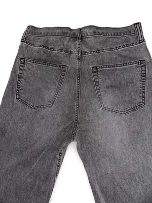 Gap Women's Black/Gray High-waisted Straight-leg Jeans thumbnail 4