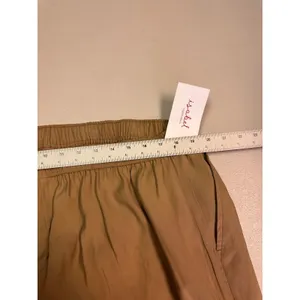 Isabel by Ingrid & Isabel Tan High‎ Waist Wide Leg Maternity Pants XXL NWT thumbnail 3