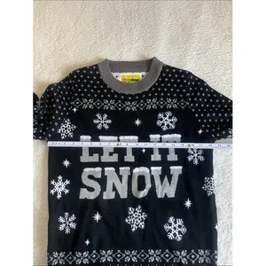 Tipsy Elves Let It Snow Light Up Ugly Christmas Sweater S Holiday LED thumbnail 7