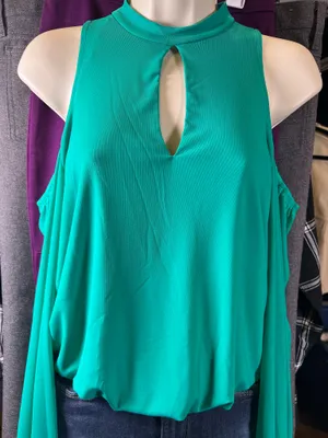 Teal bodysuit, Willow & root thumbnail 1