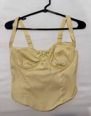 Yellow Corset Top Garage thumbnail 1