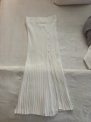 White Sweater and Skirt Set thumbnail 2