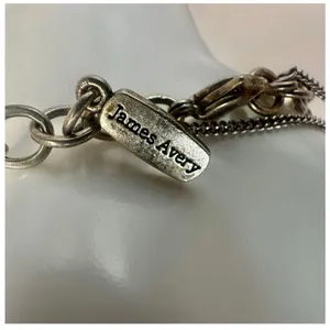 James Avery Sterling silver A monogram bracelet thumbnail 3
