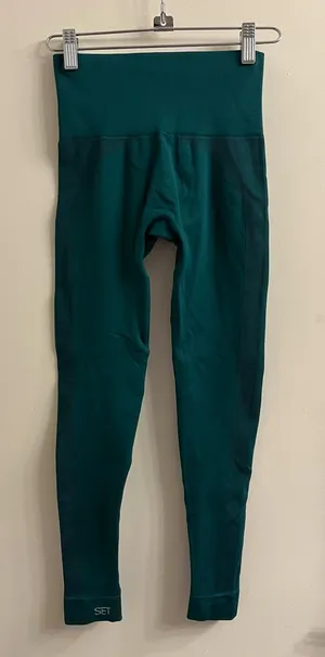 SET Active Sculptflex Leggings Green Size XS thumbnail 1