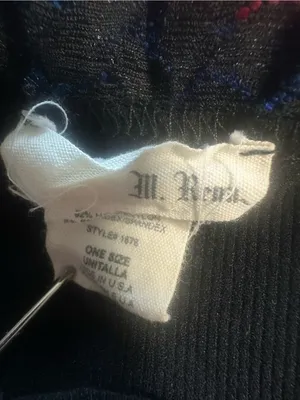 Y2K! M. Rena Black Ruched Tank Top! Size XXS thumbnail 2
