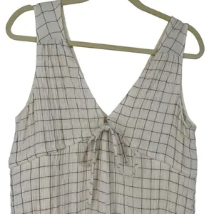Urban Outfitters Breezy Plunging Wide Leg Sleeveless‎ Babydoll Jumpsuit Size XS thumbnail 6