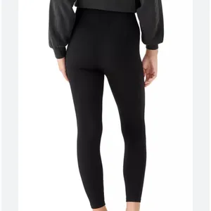 Olive + Oak Black Ribbed High Waisted Leggings XS thumbnail 3