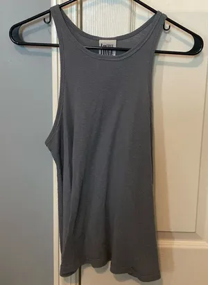 Free people grey tank thumbnail 1