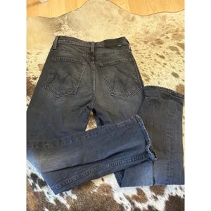 MOTHER SUPERIOR Tomcat Lies Lies Lies Black Denim Straight Leg Jeans Size 26‎ thumbnail 3