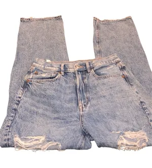 American eagle baggy jean size 6 short jeans distressed thumbnail 1