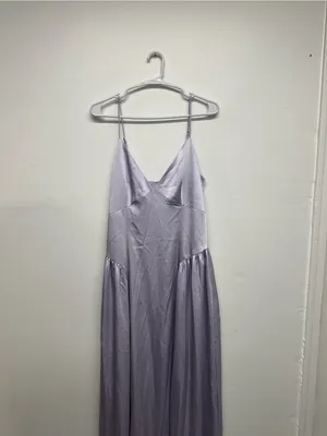 Club L London Jonas Lilac Plunge-Neck Drop Waist Maxi Dress - NEW thumbnail 8