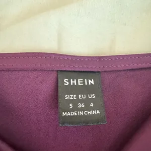 Purple Cowl Neck Sleeveless Satin Tank Too Size Small thumbnail 3