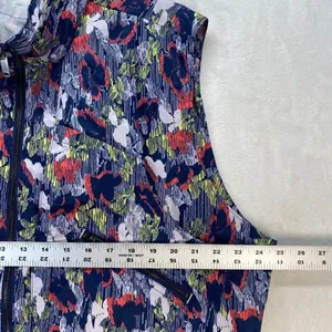FP Movement‎ Floral Print Vest Full Zip Sleeveless Jacket Lightweight L thumbnail 2