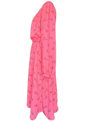 Banana Republic Factory Tiger Print Long Sleeve Button Down Dress Sz 10‎ thumbnail 6