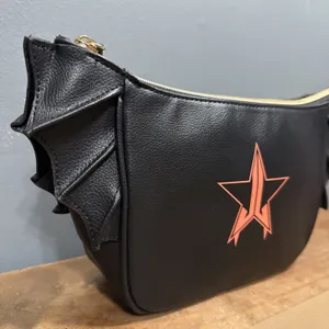 Jeffree Star Cosmetics Designer Bat Wing Makeup Bag Clutch Purse Zip Close NWOT thumbnail 3