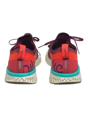 Nike ✔︎ Epic React Flyknit Running Shoes Sneakers ✔︎ Bordeaux Hyper Jade ✔︎ 7.5M thumbnail 5