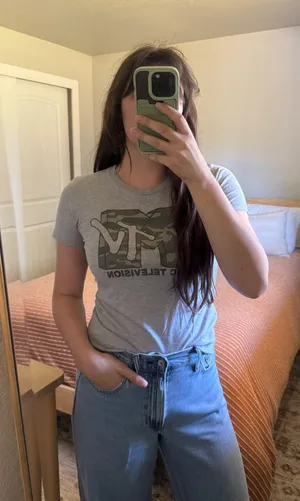 MTV Gray Logo Tee thumbnail 1