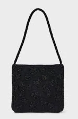 A New Day NWT Beaded Heart Flat Shoulder Bag thumbnail 1