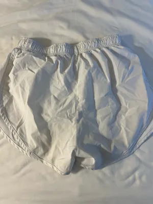 Nike Dri-Fit White Athletic Shorts thumbnail 2