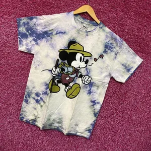 Mickey Mouse Whistlin Explorer Park Ranger Disney Tie Dye L thumbnail 3