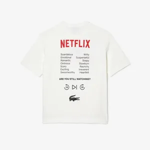 Lacoste Unisex x Netflix Loose Fit T-shirt | Size S thumbnail 2