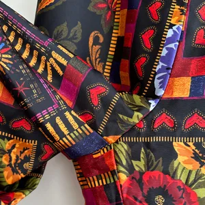 Joie Floral and Sun Graphic Silky Culotte Pants, Multicolored, Size Large thumbnail 7
