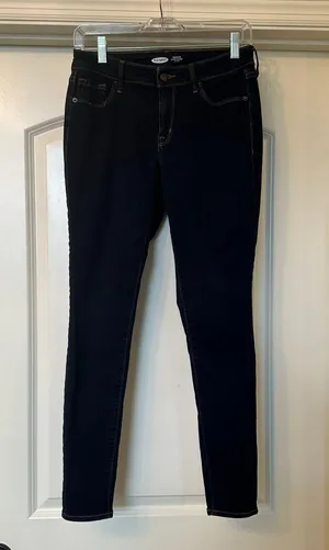 Old Navy - Boyfriend Super Skinny Dark Wash Jeans - Brand New Condition! 👖💙 thumbnail 1