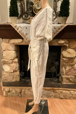 Shining Sun Tie Front Jumpsuit M thumbnail 6