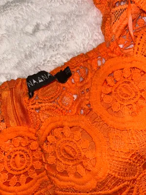 Orange citrus dress Size XS thumbnail 7